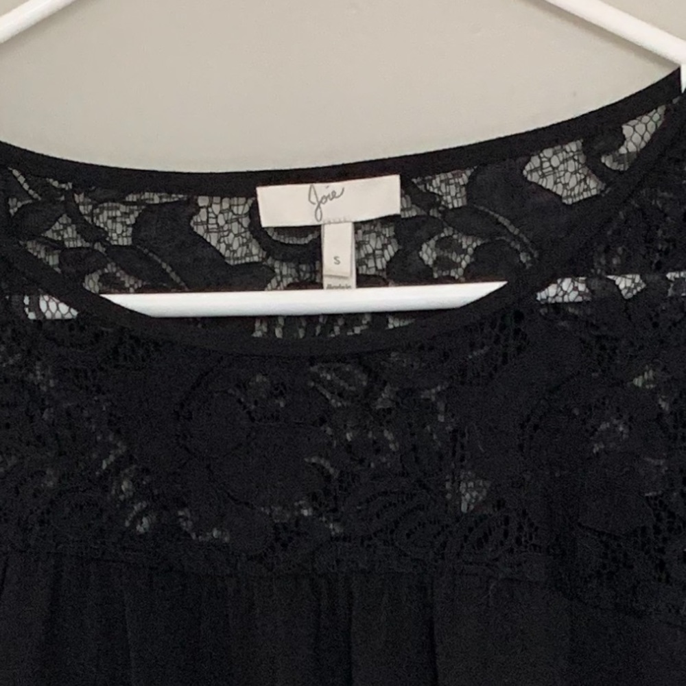 Joie coastal lace inset crepe top black - Picture 5 of 10